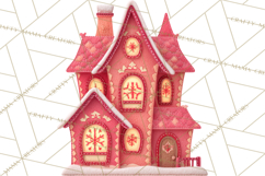 Halloween &amp; Christmas Clipart PNG, Stitched Felt Holiday Product Image 2