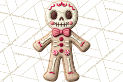 Halloween &amp; Christmas Clipart PNG, Stitched Felt Holiday Product Image 5