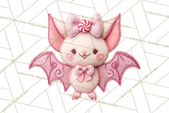 Halloween &amp; Christmas Clipart PNG, Stitched Felt Holiday Product Image 5