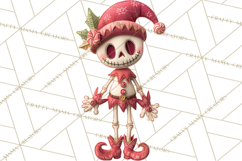 Halloween &amp; Christmas Clipart PNG, Stitched Felt Holiday Product Image 4