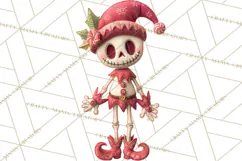 Halloween & Christmas Clipart PNG, Stitched Felt Holiday Product Image 4