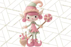 Halloween & Christmas Clipart PNG, Stitched Felt Holiday Product Image 5