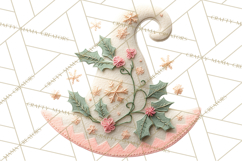 Halloween &amp; Christmas Clipart PNG, Stitched Felt Holiday Product Image 5