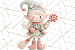 Halloween &amp; Christmas Clipart PNG, Stitched Felt Holiday Product Image 2