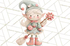 Halloween & Christmas Clipart PNG, Stitched Felt Holiday Product Image 2