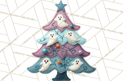 Halloween &amp; Christmas Clipart PNG, Stitched Felt Holiday Product Image 3