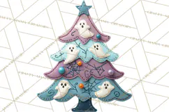 Halloween & Christmas Clipart PNG, Stitched Felt Holiday Product Image 3