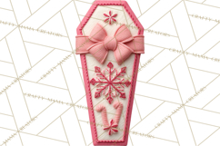 Halloween &amp; Christmas Clipart PNG, Stitched Felt Holiday Product Image 2