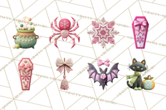 Halloween &amp; Christmas Clipart PNG, Stitched Felt Holiday Product Image 4