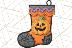 Halloween &amp; Christmas Clipart PNG, Stitched Felt Holiday Product Image 3