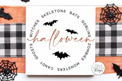 Halloween Word Art SVG | Halloween Sign SVG | DXF and More! Product Image 1