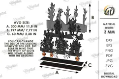 Halloween Haunted Village Stand Laser Cut. Halloween SVG Product Image 2