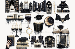 GlamArtZhanna, Halloween clipart, Halloween library, Halloween reading, Autumn reading png, Autumn library png, Haunted mansion PNG, gothic library png, gothic books png, Vampire clipart, dark academia png, gothic clipart, Haunted House PNG, Halloween boo