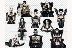 GlamArtZhanna, Halloween clipart, Halloween library, Halloween reading, Autumn reading png, Autumn library png, Haunted mansion PNG, gothic library png, gothic books png, Vampire clipart, dark academia png, gothic clipart, Haunted House PNG, Halloween boo