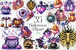 Halloween Clipart Sublimation Clipart Product Image 1