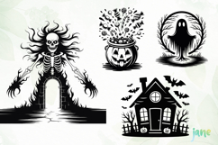 Halloween Clipart SVG Sublimation Product Image 1