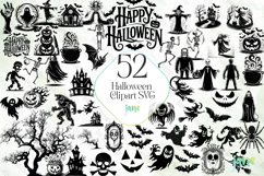 Halloween Clipart SVG Sublimation Product Image 1