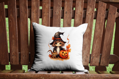 Cute Halloween Clipart for Kids Bundle 10 Transparent PNGs Product Image 13