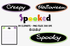 Halloween Clipart, halloween graphic design, illustrations Product Image 1