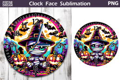 Cute Mummy Clock Face | Halloween Clock Design Product Image 1