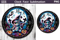 Cute Mummy Clock Face | Halloween Clock Design Product Image 1