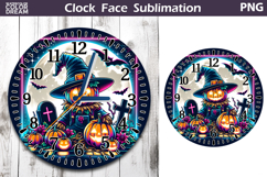 Scarecrow Clock Face | Halloween Clock Design Product Image 1
