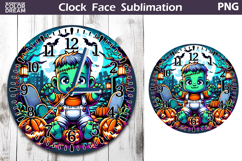 Frankenstein Clock Face | Halloween Clock Design Product Image 1