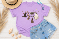 Halloween Clothesline Sublimation, Witch Hat &amp; Ghost PNG Product Image 3