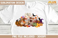 Halloween Coffee and Lattes Sublimation Design Product Image 1