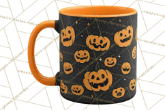 Halloween Coffee Cups Clipart PNG, Spooky Drink Mugs Product Image 2