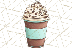 Halloween Coffee Cups Clipart PNG, Spooky Drink Mugs Product Image 5