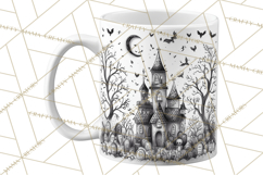 Halloween Coffee Cups Clipart PNG, Spooky Drink Mugs Product Image 5