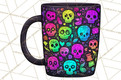 Halloween Coffee Cups Clipart PNG, Spooky Drink Mugs Product Image 2