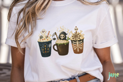 Halloween Coffee Latte Clipart Bundle Product Image 5