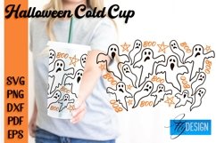Halloween Cold Cup 24 oz Design | Halloween Cup SVG Design Product Image 1