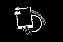 Halloween collage frame photo decoration design Product Image 1