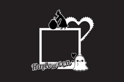 Halloween collage frame photo decoration isolated Product Image 1