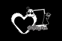 Halloween collage frame photo decoration vector Product Image 1