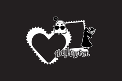 Halloween collage frame photo decoration vector Product Image 2