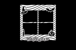 Halloween collage frame photos template graphic Product Image 1