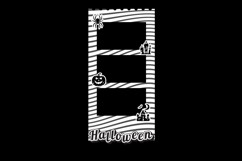 Halloween collage frame photos template vector Product Image 2