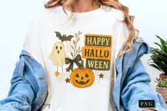 Happy Halloween Collage PNG | Halloween PNG Product Image 5