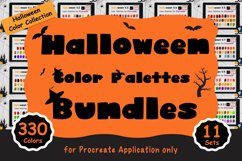 Procreate Color Set Bundles- Halloween Product Image 1