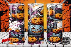 20 Oz Pumpkin Halloween Tumbler Wrap Product Image 2