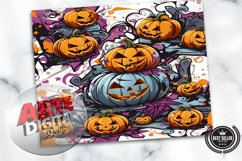 20 Oz Pumpkin Halloween Tumbler Wrap Product Image 3