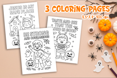 Christian Halloween Coloring Pages | Bible Verse Kids Product Image 1
