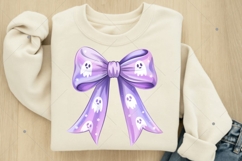 Halloween Coquette Bow PNG, Halloween Bow PNG Product Image 3
