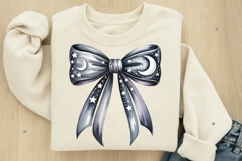 Halloween Coquette Bow PNG, Halloween Bow PNG Product Image 3