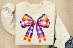 Halloween Coquette Bow PNG, Halloween Bow PNG Product Image 1