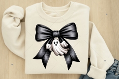 Halloween Coquette Bow PNG, Halloween Bow PNG Product Image 3